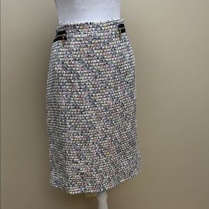Tahari Multicolor Tweed Pencil‎ Skirt